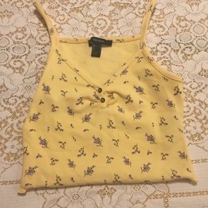 Floral print tank top
